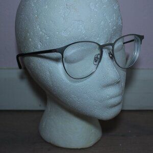 Ray-Ban RB6375 Silver Oversized Round Metallic Metal Eyeglasses Frames